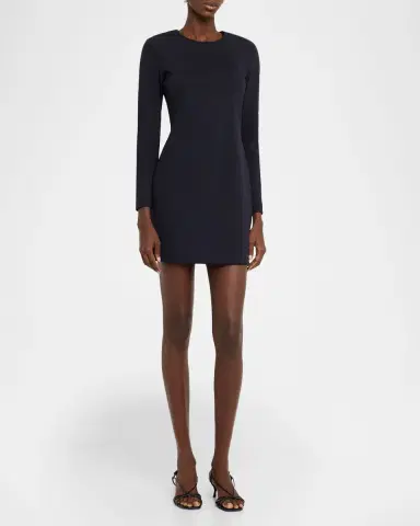 Max Mara Pick Stitch Scuba Jersey Mini Dress | Thumbnail 2 Max Mara Pick Stitch Scuba Jersey Mini Dress | Thumbnail 2