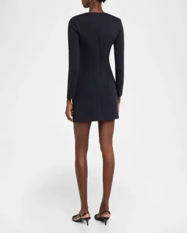 Max Mara Pick Stitch Scuba Jersey Mini Dress | Thumbnail 3 Max Mara Pick Stitch Scuba Jersey Mini Dress | Thumbnail 3