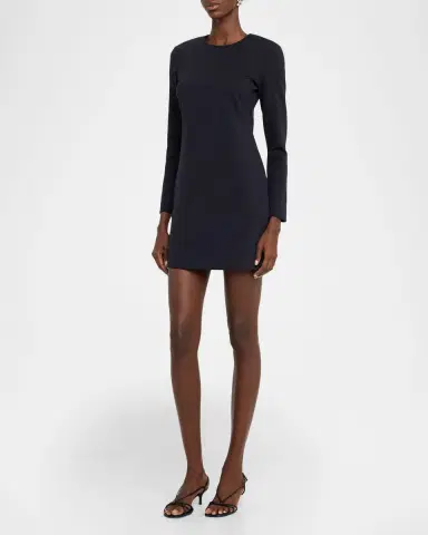 Max Mara Pick Stitch Scuba Jersey Mini Dress | Thumbnail 4 Max Mara Pick Stitch Scuba Jersey Mini Dress | Thumbnail 4