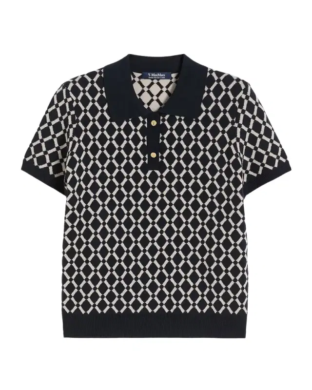Medera Diamond Short-Sleeve Polo Shirt