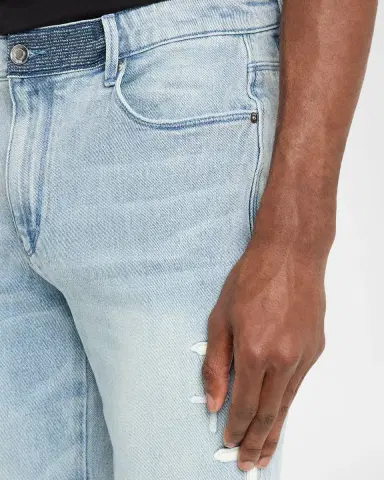 RTA Men 's Bryant Skinny Jeans in Coastal Drift Cross Patch | Thumbnail 5 RTA Men 's Bryant Skinny Jeans in Coastal Drift Cross Patch | Thumbnail 5
