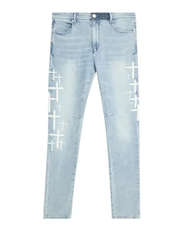Men 's Bryant Skinny Jeans in Coastal Drift Cross Patch
