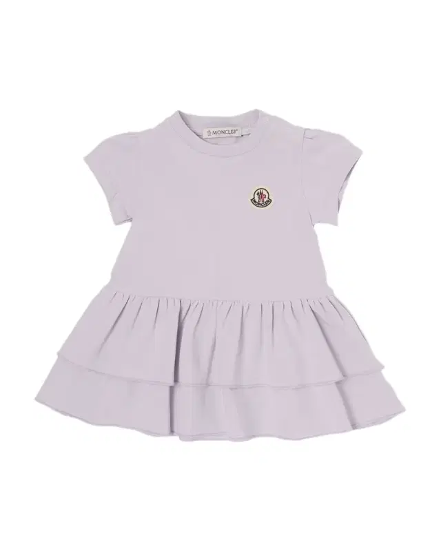 Moncler Girl 's Tiered Stretch Cotton Dress, Size 1M-3