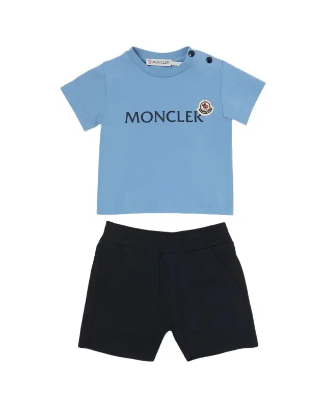 Boy 's Logo-Print T-Shirt & Shorts Set, Size 3M-3