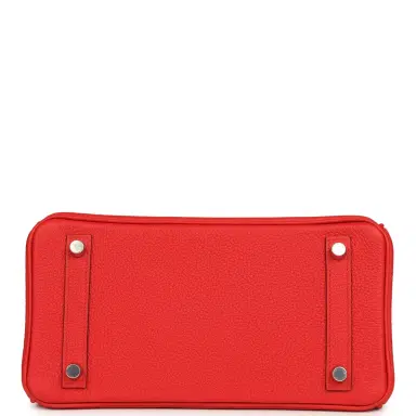 HERMÈS Hermes Birkin 25 Rouge de Coeur Togo Palladium Hardware | Thumbnail 6 HERMÈS Hermes Birkin 25 Rouge de Coeur Togo Palladium Hardware | Thumbnail 6