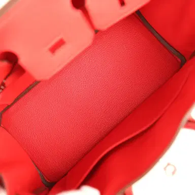 HERMÈS Hermes Birkin 25 Rouge de Coeur Togo Palladium Hardware | Thumbnail 8 HERMÈS Hermes Birkin 25 Rouge de Coeur Togo Palladium Hardware | Thumbnail 8