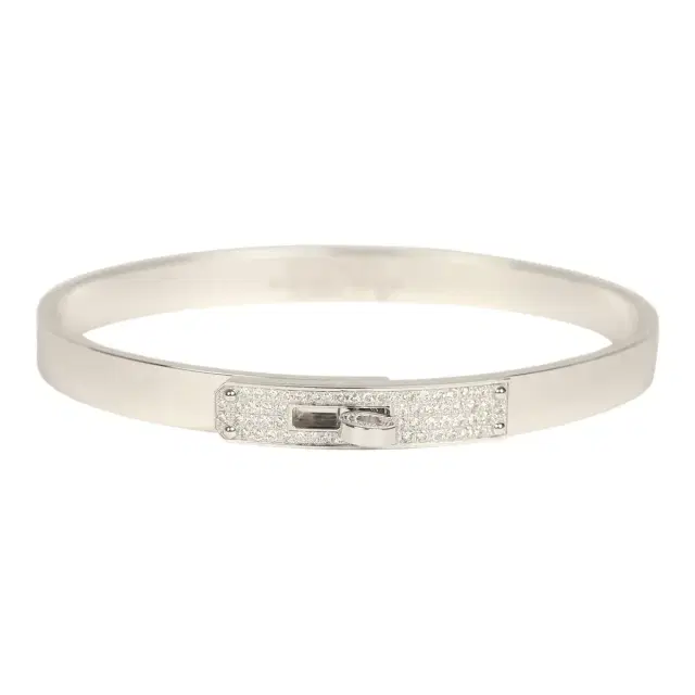 hermes Hermes Kelly Bracelet Small Model White Gold & Diamonds