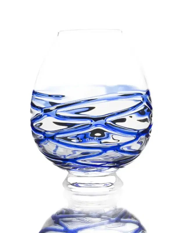Emporio Sirenuse Champagne Bar Candle Holder- Blue - RETE BLU-541
