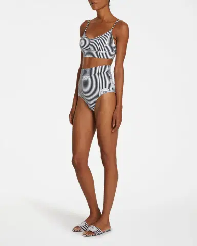 Emporio Sirenuse Pia Bikini Monogram Striped | Thumbnail 5 Emporio Sirenuse Pia Bikini Monogram Striped | Thumbnail 5