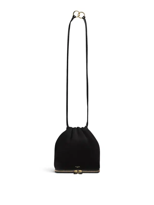 Suede Le Pochon Bag