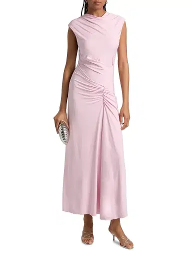 Simkhai Women's Acacia Draped Jersey Maxi Dress - Tulip - Size XS | Thumbnail 3 Simkhai Women's Acacia Draped Jersey Maxi Dress - Tulip - Size XS | Thumbnail 3