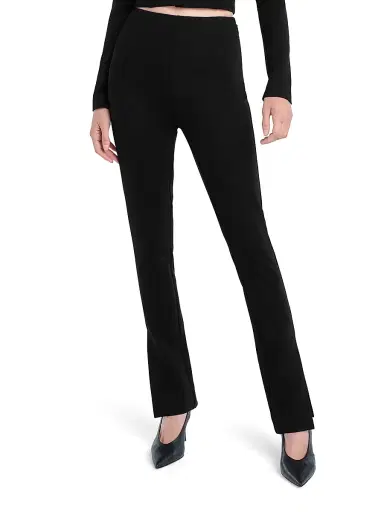 Favorite Daughter Women's The Pointe Ponte Pants - Black - Size 8 | Thumbnail 2