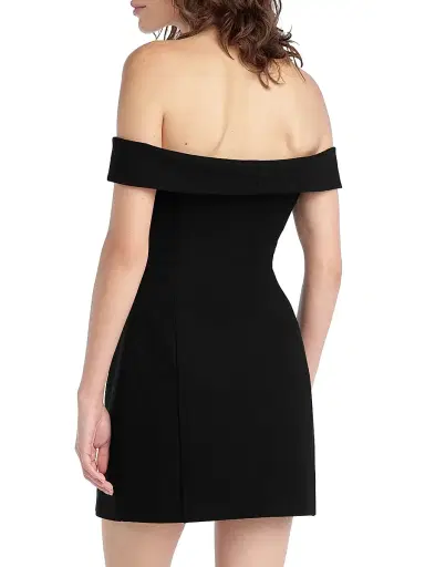 Favorite Daughter Women's The Payback Minidress - Black - Size 8 | Thumbnail 4