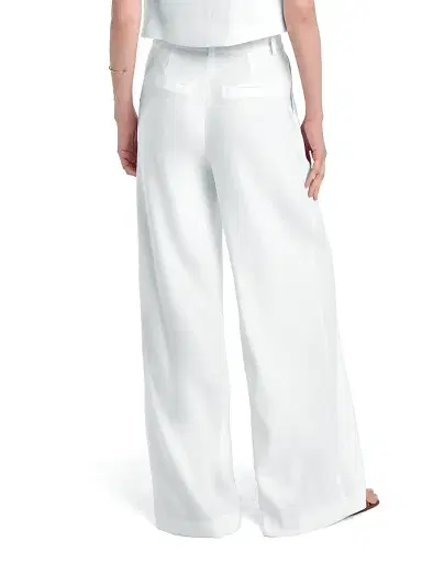 Favorite Daughter Women's Pleats For Days Pants - Ivory - Size 8 | Thumbnail 4