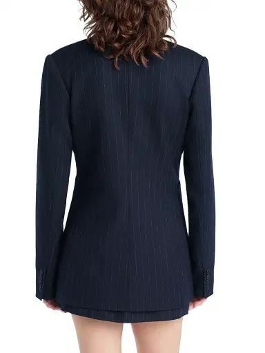 Favorite Daughter Women's The Busy Woman Pinstriped Blazer | Thumbnail 4 Favorite Daughter Women's The Busy Woman Pinstriped Blazer | Thumbnail 4