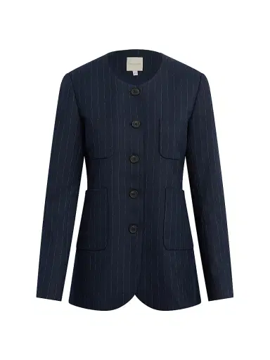 Favorite Daughter Women's The Busy Woman Pinstriped Blazer | Thumbnail 1 Favorite Daughter Women's The Busy Woman Pinstriped Blazer | Thumbnail 1