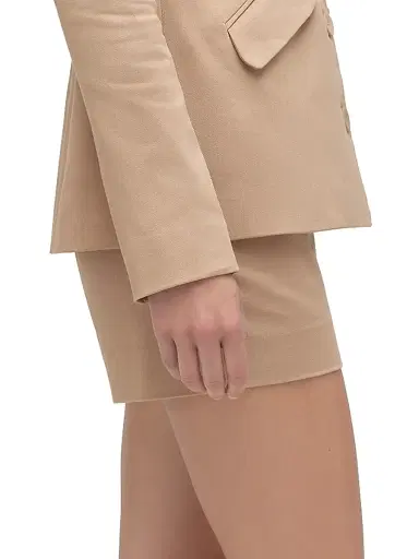 Favorite Daughter Women's The Favorite Cotton-Blend Shorts - Beige | Thumbnail 5 Favorite Daughter Women's The Favorite Cotton-Blend Shorts - Beige | Thumbnail 5