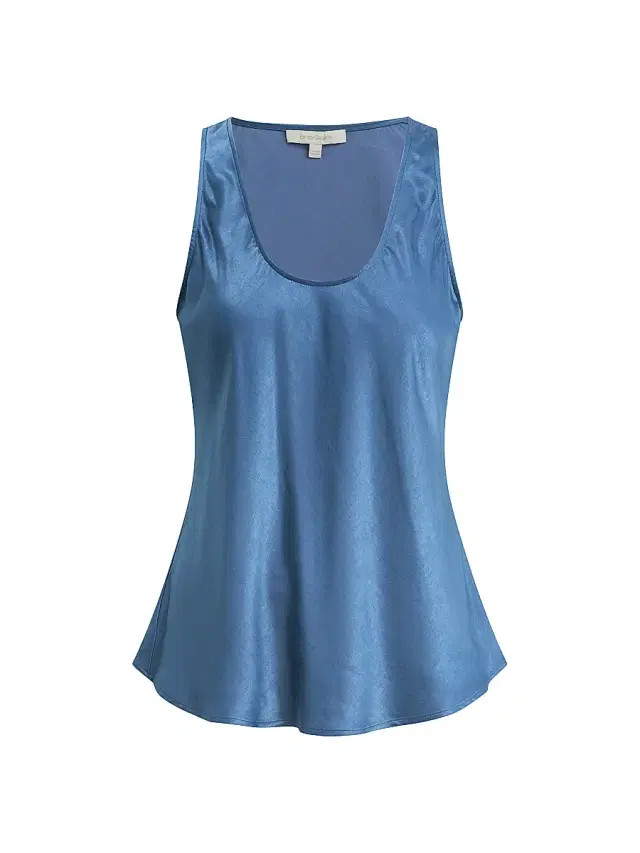 Women's The Clean Cut Satin Tank - River Blue