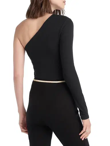 Favorite Daughter Women's The Edgy One-Shoulder Top - Black - Size XL | Thumbnail 4 Favorite Daughter Women's The Edgy One-Shoulder Top - Black - Size XL | Thumbnail 4