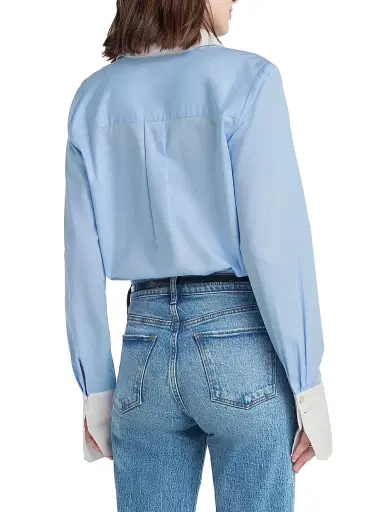 Favorite Daughter Women's The Cuffed Statement Shirt | Thumbnail 4
