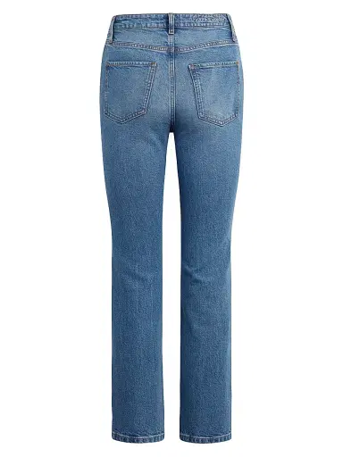 Favorite Daughter Women's The Valentina Super High-Rise Straight Jeans | Thumbnail 3