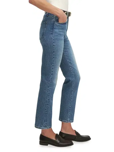Favorite Daughter Women's The Valentina Super High-Rise Straight Jeans - Alton - Size 31 | Thumbnail 5