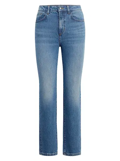 Favorite Daughter Women's The Valentina Super High-Rise Straight Jeans | Thumbnail 1