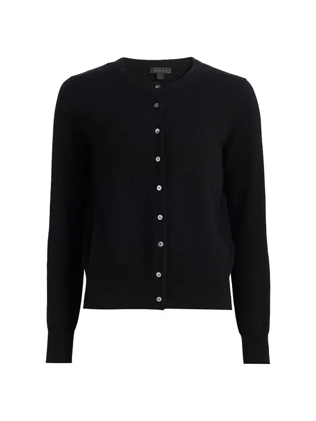 Saks Fifth Avenue Women's Cashmere Cardigan - Black