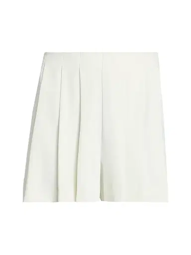 L'Agence Women's Naamah Pleated Shorts - Ivory - Size 18 | Thumbnail 1 L'Agence Women's Naamah Pleated Shorts - Ivory - Size 18 | Thumbnail 1