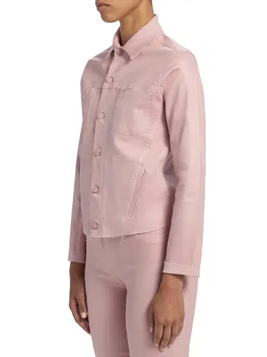 L'Agence Women's Janelle Slim Raw Jacket | Thumbnail 4 L'Agence Women's Janelle Slim Raw Jacket | Thumbnail 4