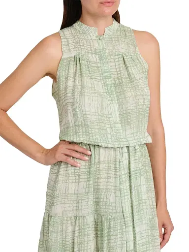 Kiton Women's Patterned Silk Tie-Waist Maxi Dress | Thumbnail 6 Kiton Women's Patterned Silk Tie-Waist Maxi Dress | Thumbnail 6