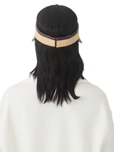 Eugenia Kim Women's Cruise Micky Raffia Visor | Thumbnail 4 Eugenia Kim Women's Cruise Micky Raffia Visor | Thumbnail 4