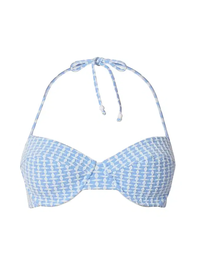Shoshanna Women's Textured Halter Bikini Top