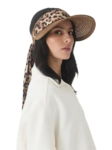 Eugenia Kim Women's Cruise Ricky Hemp Visor | Thumbnail 2 Eugenia Kim Women's Cruise Ricky Hemp Visor | Thumbnail 2