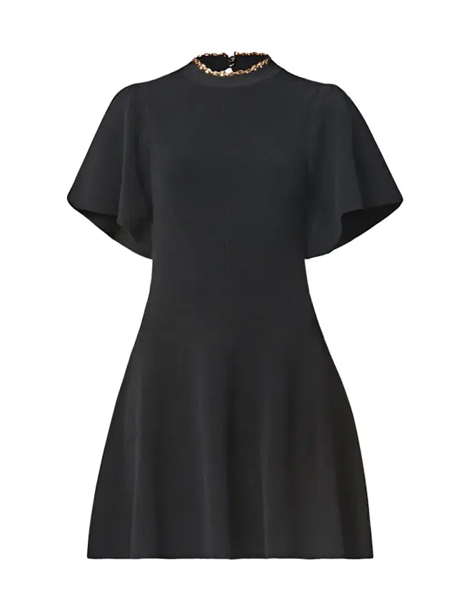 Shoshanna Women's Aura Chainlink Minidress - Jet