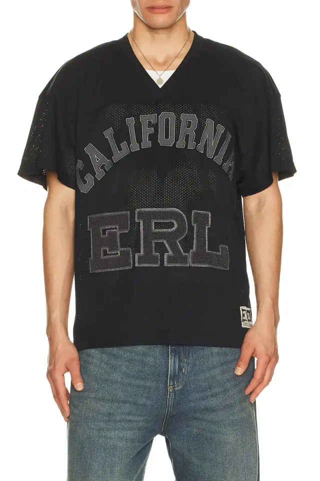 ERL Unisex Mesh Football Tee Knit