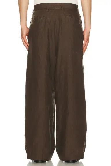 ERL Unisex Pleated Suit Trousers Woven | Thumbnail 3 ERL Unisex Pleated Suit Trousers Woven | Thumbnail 3