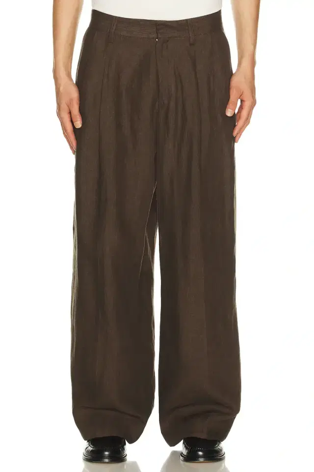 ERL Unisex Pleated Suit Trousers Woven