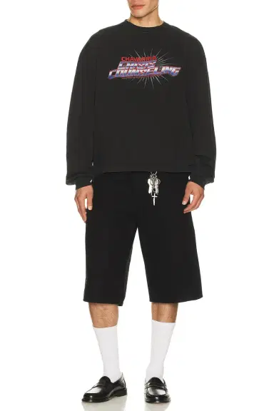 Willy Chavarria Crisis Counseling Longsleeve Buffalo Tee | Thumbnail 3