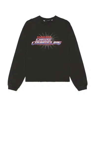 Willy Chavarria Crisis Counseling Longsleeve Buffalo Tee | Thumbnail 4
