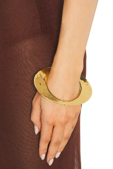 Saint Laurent Oval Bangle Bracelet | Thumbnail 2 Saint Laurent Oval Bangle Bracelet | Thumbnail 2