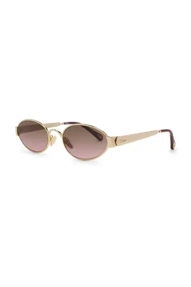 Chloé Holly Oval Sunglasses | Thumbnail 2 Chloé Holly Oval Sunglasses | Thumbnail 2