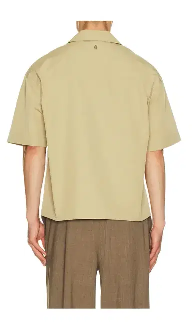 LE 17 SEPTEMBRE Open Collar Short Sleeve Shirt | Thumbnail 2