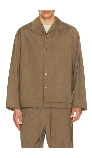 LE 17 SEPTEMBRE Double Layered Open Collar Shirt | Thumbnail 1