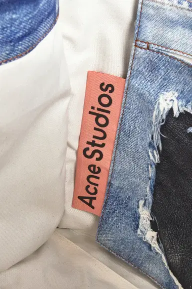Acne Studios Logo Shopper New Skeleton Bag | Thumbnail 5