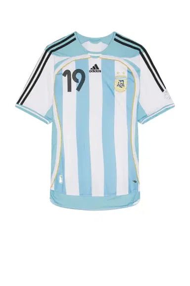 adidas Originals AFA Argentina Home 2006 Messi 19 World Cup Jersey | Thumbnail 6