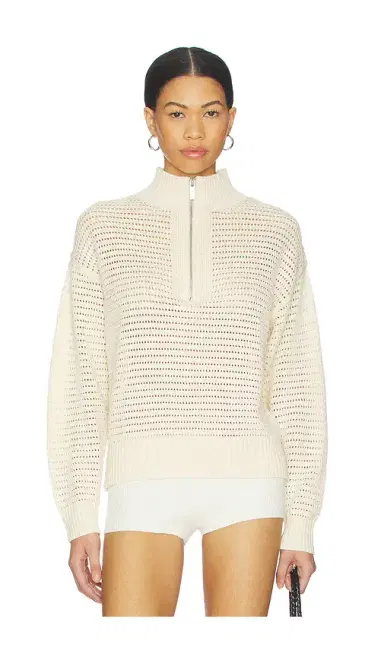 Sanctuary Open Knit 1/2 Zip Sweater | Thumbnail 2