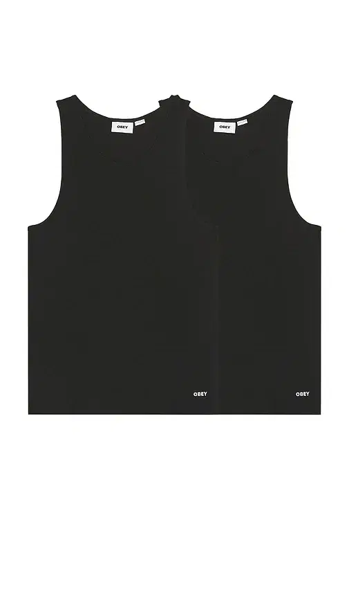 Obey 2 Pack Standard Rib Tank