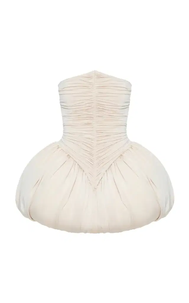 Clara Ruched Bubble Mini Dress
