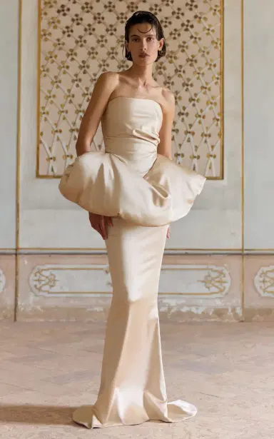 BALYKINA Satin Maxi Skirt | Thumbnail 4
